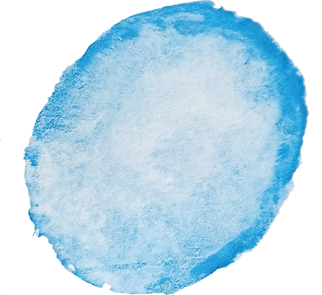 Blue Round Stain 